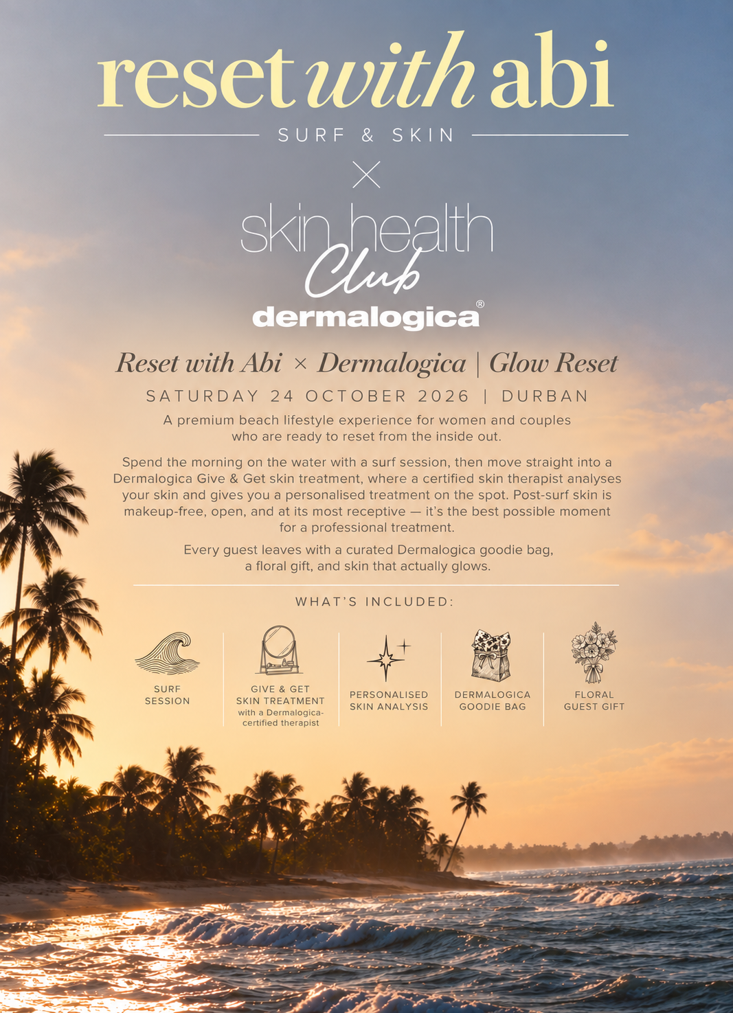 Glow Reset x Dermalogica — Single Ticket