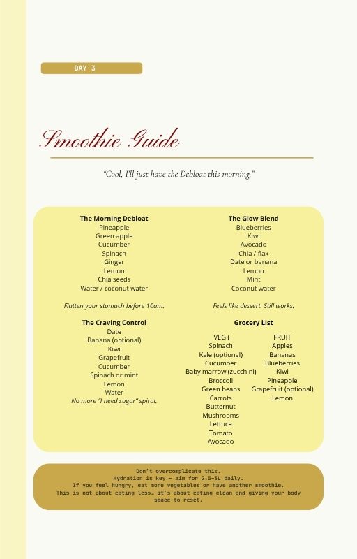 3 Day Reset — Start Again (Properly)